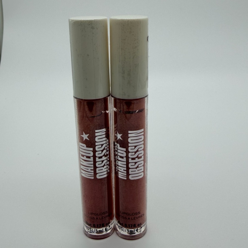 Revolution Makeup Obsession Lipgloss Romantic Long Lasting 0.17 Fl Oz Lot of 2